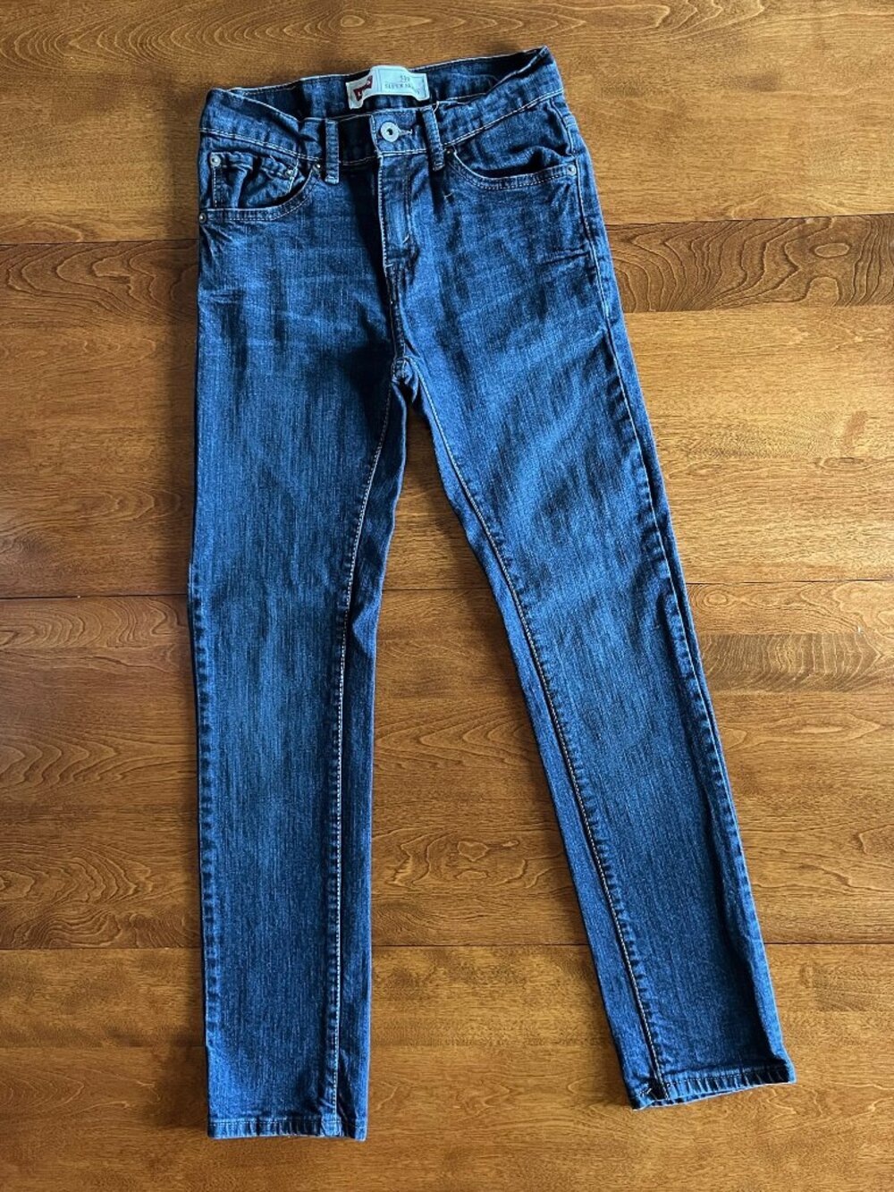 Levi's 510 Super Skinny dark jeans 16